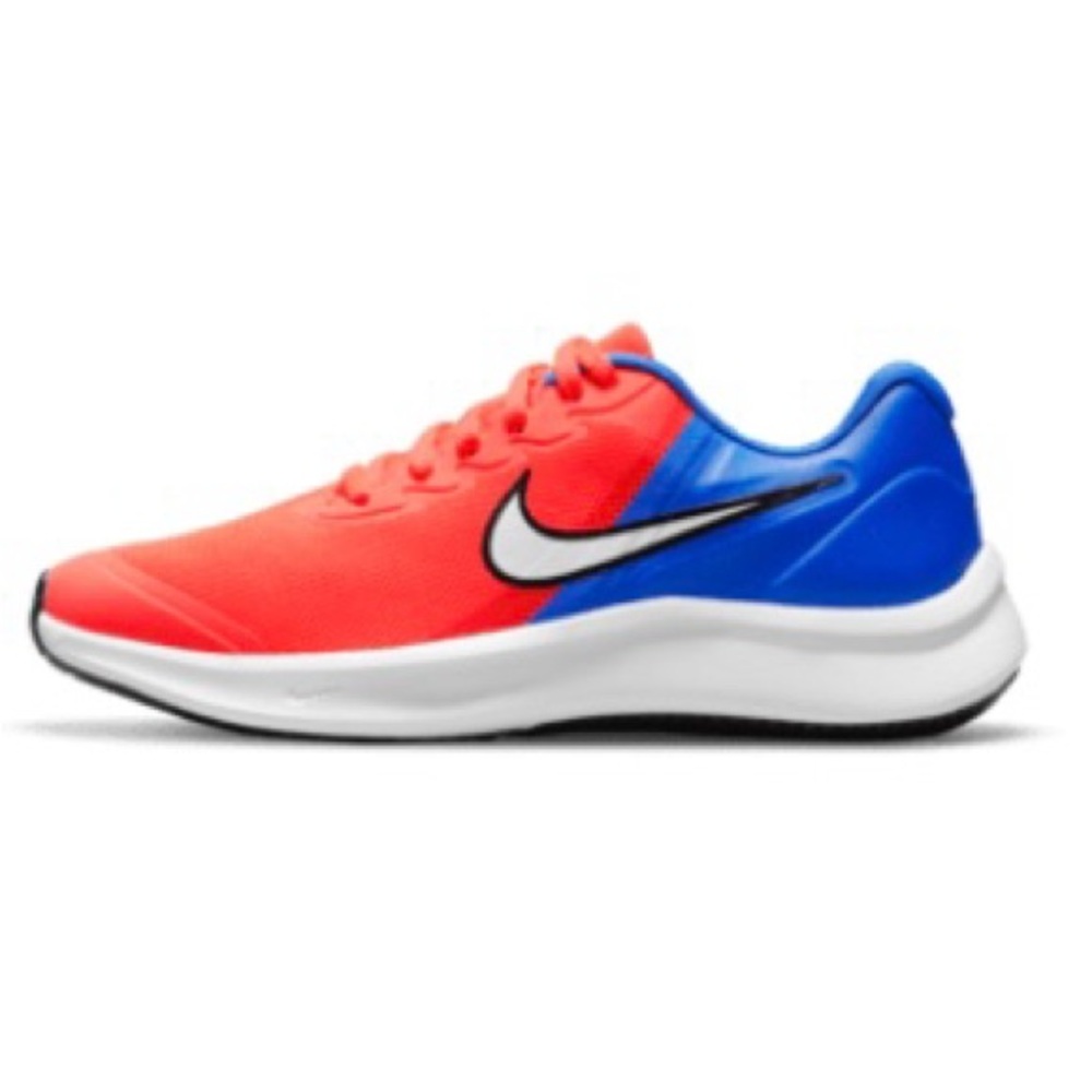 Nike Star Runner 3 Big Kids 4Y Bright Crimson Racer Blue